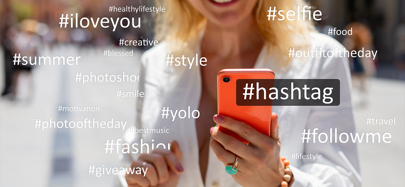 Choisissez les bons hashtags