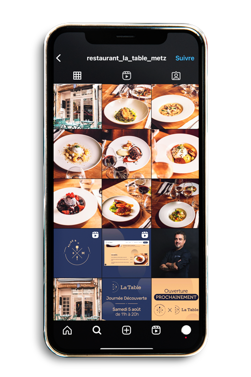 Avance - Référence client - La Table - Réseaux sociaux